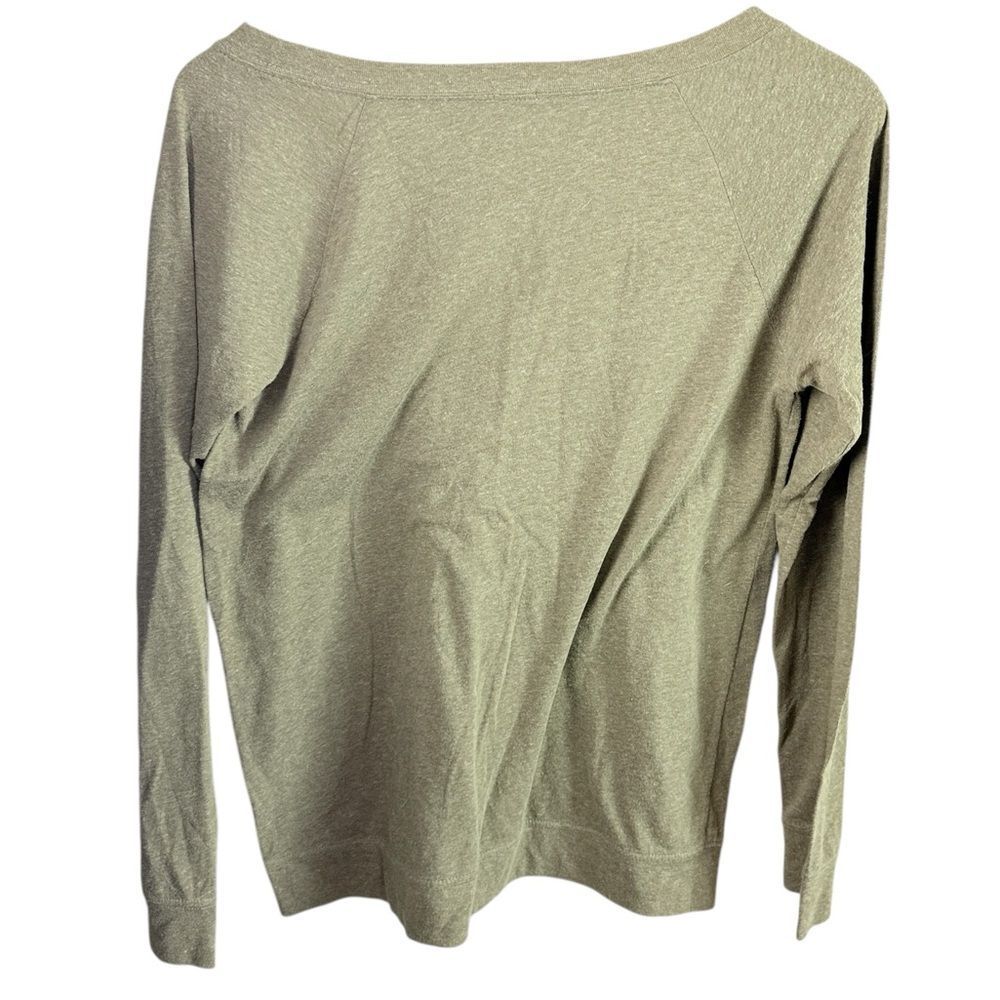 J. Crew Green Long Sleeve T-Shirt - Picture 4 of 9